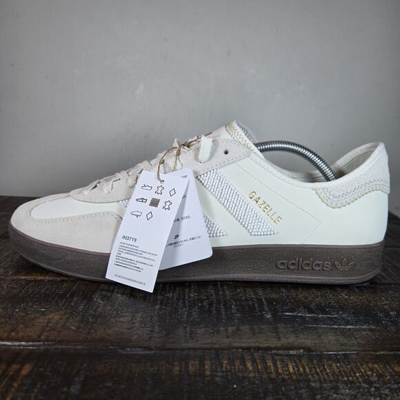 NEW Adidas Clot Gazelle By EC Mens Size 11.5 Low Top Shoes Sneakers White IH3719 main image 4